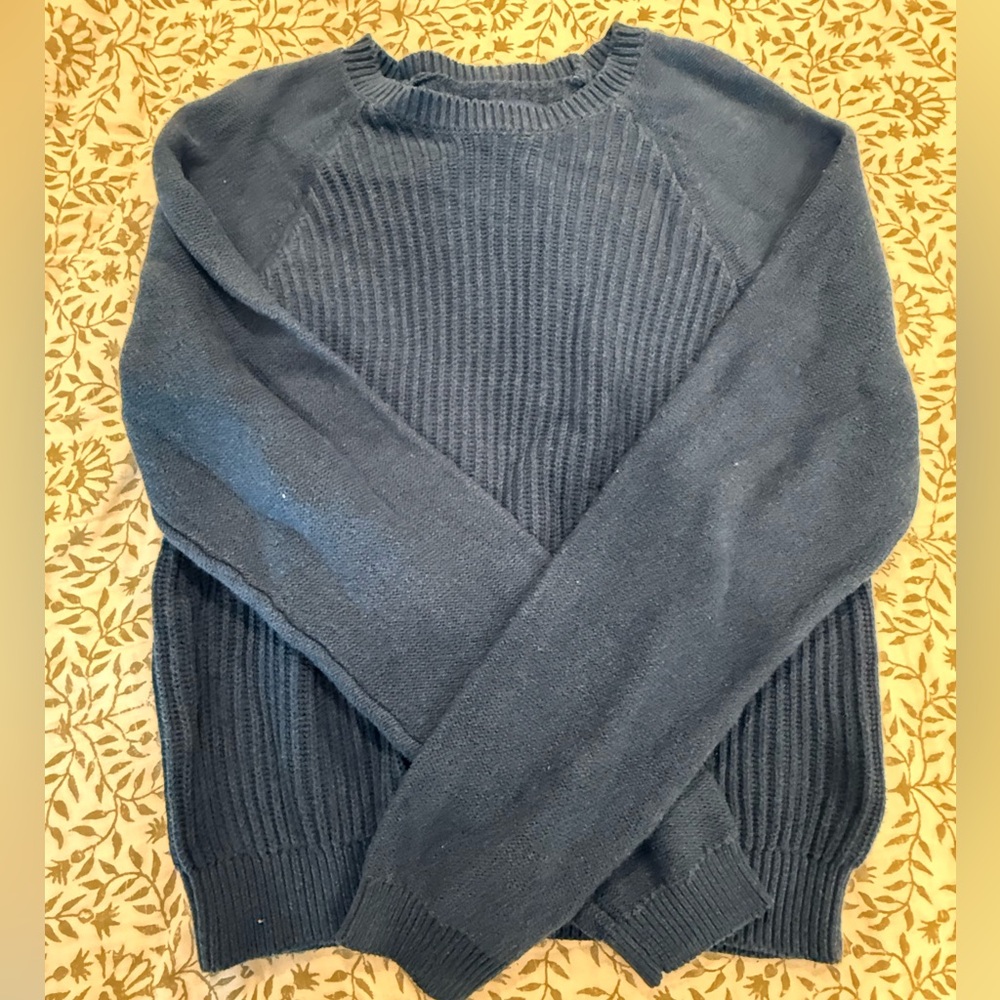Aeropostale Heather Blue Knit Pullover